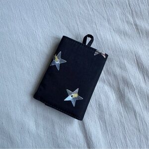 NEW Baggu Snap Wallet Star Print